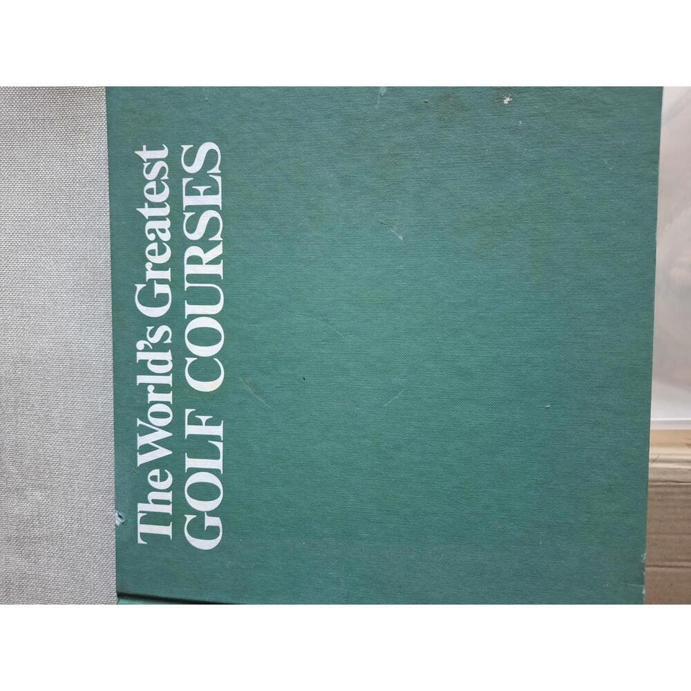 The World's Greatest Golf Courses Book by Bob Weeks Vintage